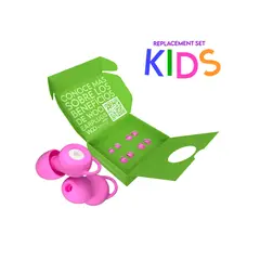 WOO EARPLUGS - Experience+ Plus Kids - Tapones Oídos Niño 27db - Rosa