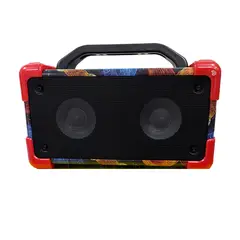 GENERICO - PARLANTE BLUETOOTH 3 RECARGABLE ROJO