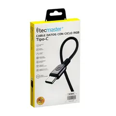 TECMASTER - Cable Usb Tipo C 12m Led Rgb
