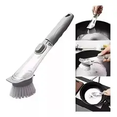 LISM - Cepillo Lava Lozas Multiuso + 2 Esponjas Ollas Cocina 295067
