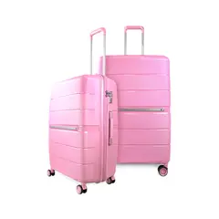 SWISS BAG - Pack 2 Maletas M+L rosada Xpos