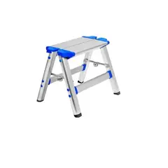 GENERICO - Piso De Aluminio Design Proramp Azul 1 Peldaño Gris