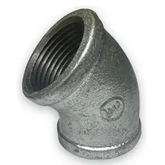 GENERICO - Codo Galvanizado 1 1/4 Pulgada 45 Grados