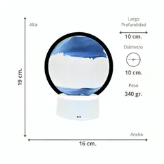 OEM - Luz de Arena 7 Colores Azul