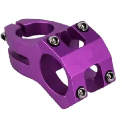 GENERICO - Tee De Manubrio De Aluminio Para Bicicleta Violeta