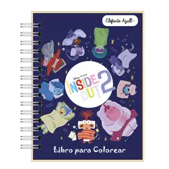 ELEFANTE AZULL - Libro para colorear “Iside out 2” Intensamente