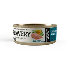 BRAVERY - Lata Chicken & Peas Adult Cat 70gr
