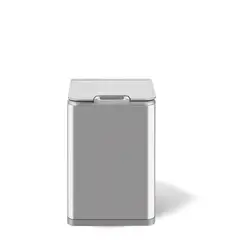 NINESTARS - Basurero Automatico Papelera Inteligente Sensor 10 Lts Acero