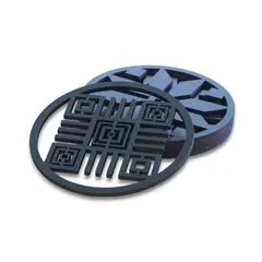 ELAB PROPIA - 6 Posavasos Mandalas - Fun Republic