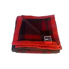 RANCO - Frazada Térmica Escocesa ROJO 2,0 plazas 450g/m2 - Textil