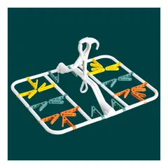 GENERICO - Colgador Tendedero Para Ropa Giratorio Plegable 20 Pinzas