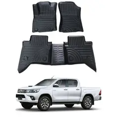 TOYOTA - Kit Pisos Calce Perfecto Hilux 2016-2025 Rigidos
