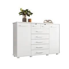 VEKKA - COMODA FONTANA WHITE 2P+7C