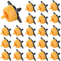 KUANGYE - Pack 100 Goteros Autocompensado De 4 Litros Hora