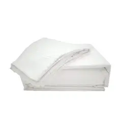 GENERICO - Sábanas Lujo 1800 Hilos - Super King Color Blanco
