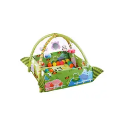 PELLITOS - GIMNASIO INTERACTIVO PARA BEBE GRANJA CON PELOTITAS