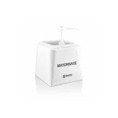 GASTROPLAST - DISPENSADOR DE MAYONESA SET BLANCO
