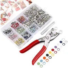 KUANGYE - Pinza Remachadora Para Broches Metal Snap Mas 200 Broche