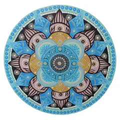 CREA TALLER - Cuadros mandala decorativo de madera 50cm