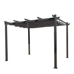 IGPRO - Pergola Aluminio Con Toldo Corredizo 4X3MT