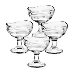 ALLEGRA - Pack Display 4 Copas Para Postres 300mL Modelo Florencia Helados