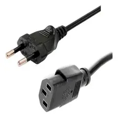 IRM - Cable fuente poder pc monitor tipo c13