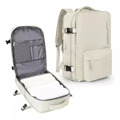 KUANGYE - Mochila De Viaje Cabina Avión Impermeable Viral Zapatos Usb