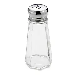 GENERICO - Salero Vidrio 90 Ml Tapa Acero Set 12 pcs