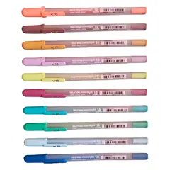SAKURA - Lapiz Gel Gelly Roll Moonlight 10 Col Earth