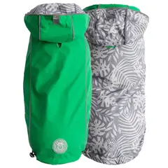 GFM - Impermeable Para Perro GFPet Reversible Verde - Talla Small