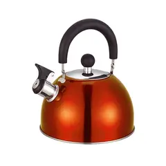 DORAL - Tetera Acero Inox 2,5 Lts Con Pito De Cocina Salmón