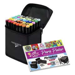GENERICO - Marcadores Doble Punta TOUCH 36 Pcs - Multicolor