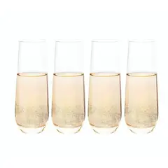 GLASSO - SET 4 VASOS CHAMPAGNE