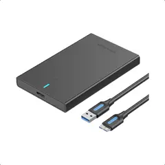 VENTION - Carcasa Ssd Hdd 2.5 Sata Usb 3.0 A Micro-b Case 6 Tb