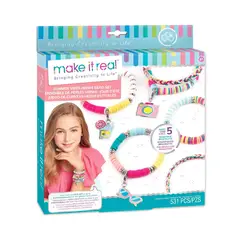 MAKE IT REAL - Set manualidades 528 piezas pulseras Heishi
