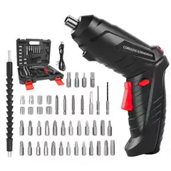 GENERICO - Destornillador electrico inalambrico para el hogar de 3.4V 47 Piezas