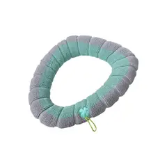 CRUSEC - Funda de Inodoro De Felpa Lavable Para WC