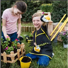STANLEY JR - Rastrillo de Mano para Jardinería Metálico Niño
