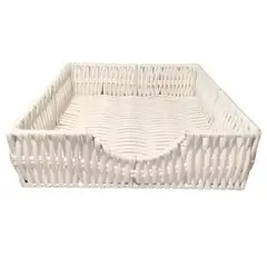 BRIC - Servilletero Plástico Blanco.