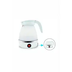 GENERICO - Calentador Eléctrico Plegable Portable Hervidor De Liquido Blanco