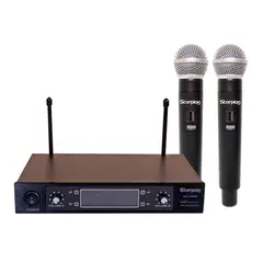 SCORPION - MIC INALAMBRICO DE MANO DOBLE UHF FQ VAR SMU N5000