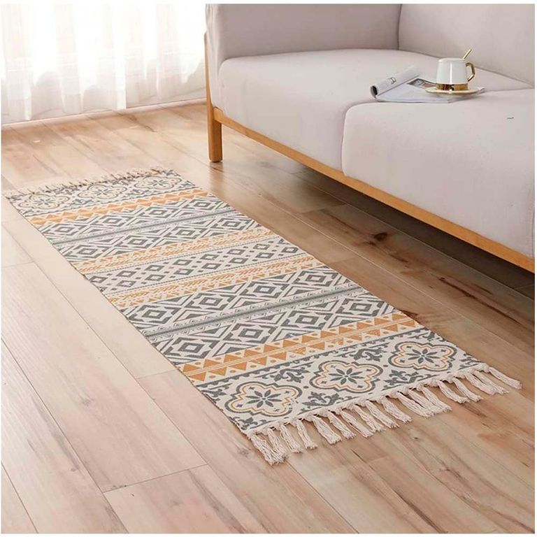 Alfombra - Piecera Kilim de estilo etnico 60x180 cm 01.