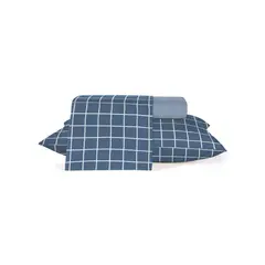 TEKA - Juego de Sabanas 3 Piezas 1 Plazas DIAMANTE NETUNO