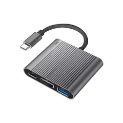 LINKON - Hub Adaptador Usb Tipo C 3 En 1 Hdmi Para Mac Macbook