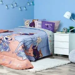 MASHINI - Plumón Microfibra Infantil 1.5 Plazas Frozen