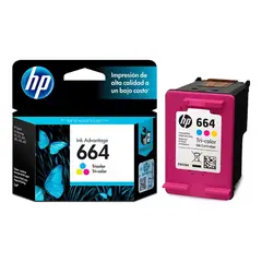 HP - Cartucho de Tinta 664 Tricolor Original
