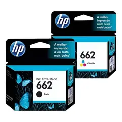 HP - Pack Cartuchos 662 Original Negro / Tricolor