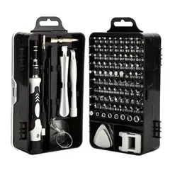 GENERICO - Juego Destornilladores Precisión 115 en 1 Teléfono Notebook