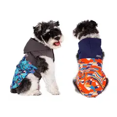 MARBEN PETS - Wonder Dog Parka Rain Impermeable Respirable Azul Medium