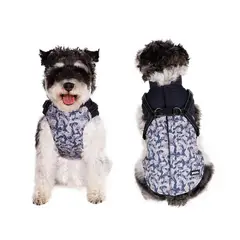 MARBEN PETS - Wonder Dog Parka Camo Con Arnes Reflectamente Verde XLarge